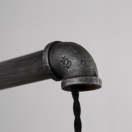 ヴィンテージ工業用パイプ壁ライト スイッチ付き クリエイティブライト レストラン カフェ バー 装飾照明 1 ライト付き 塗装仕上げ