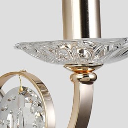 モダンで現代的な電気メッキ機能、目の保護、アンビエントライト、壁取り付け用燭台、壁ライト