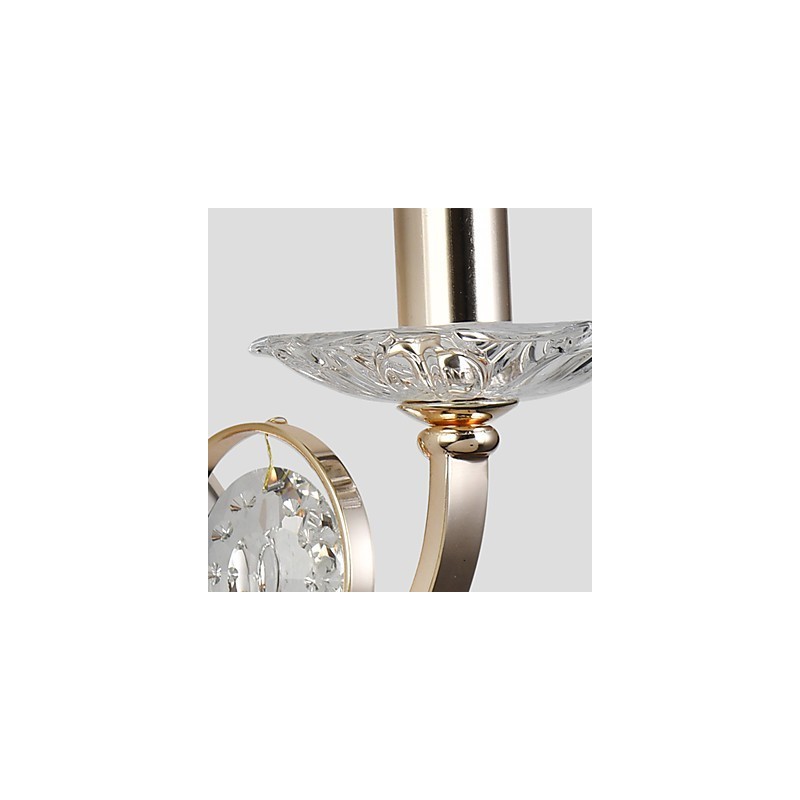 モダンで現代的な電気メッキ機能、目の保護、アンビエントライト、壁取り付け用燭台、壁ライト