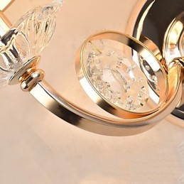 モダンで現代的な電気メッキ機能、目の保護、アンビエントライト、壁取り付け用燭台、壁ライト