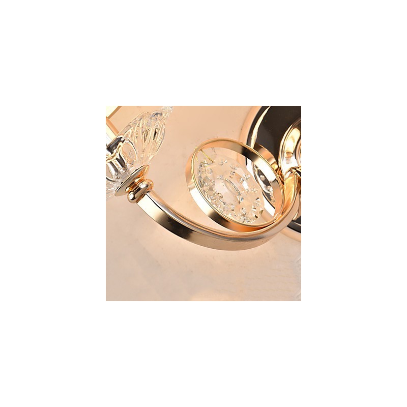 モダンで現代的な電気メッキ機能、目の保護、アンビエントライト、壁取り付け用燭台、壁ライト