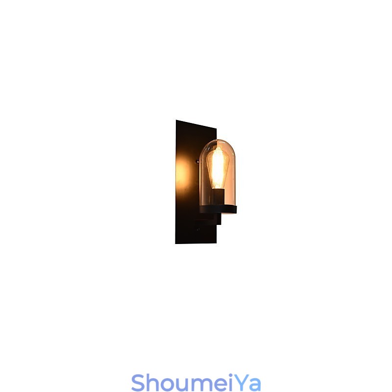 塗装されたスチール製の壁ランプダムブラックアメリカンコーヒーデコレーションレトロ壁ライトライトセーバーランプ