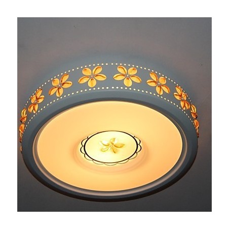 モダンな鉄製の2ヘッド天井ランプ