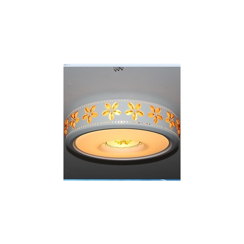 モダンな鉄製の2ヘッド天井ランプ