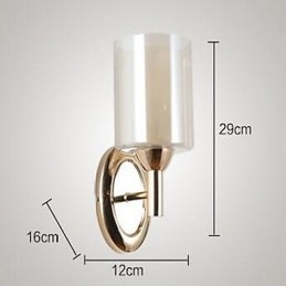 モダンで現代的な電気メッキ機能アップライト壁取り付け用燭台壁ライト