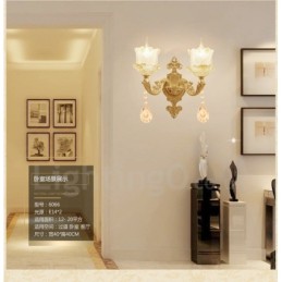 2 ライト トラディショナル クラシック リビングルーム ダイニングルーム ベッドルーム メタル 屋内壁取り付け用燭台