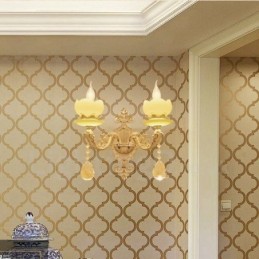 2 ライト トラディショナル クラシック リビングルーム ダイニングルーム ベッドルーム メタル 屋内壁取り付け用燭台