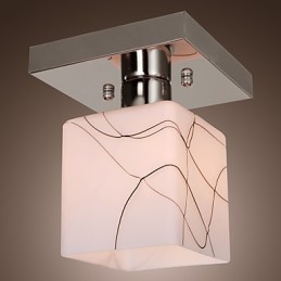 モダンで現代的なミニスタイルの電気メッキメタルフラッシュマウント