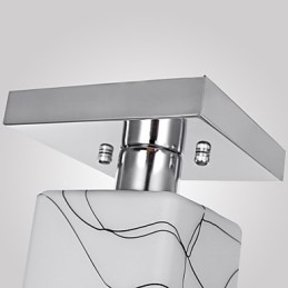 モダンで現代的なミニスタイルの電気メッキメタルフラッシュマウント