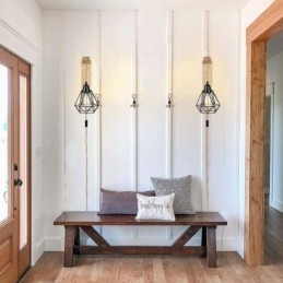 アメリカンレトロ壁取り付け用燭台 2.5M 麻ロープ吊り下げワイヤー ブラックアイアン塗装ランプシェード