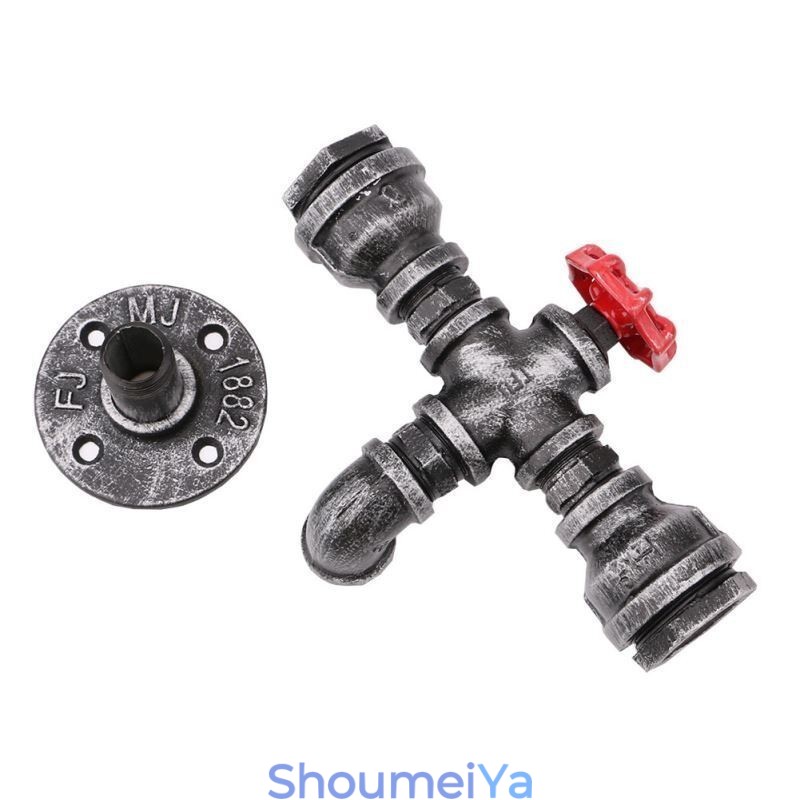 ヴィンテージ レトロ 水道管 インダストリアル 燭台 ウォールランプ