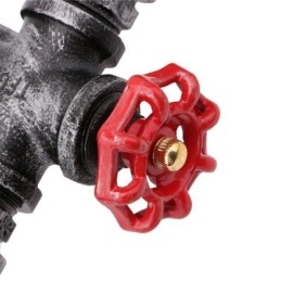 ヴィンテージ レトロ 水道管 インダストリアル 燭台 ウォールランプ