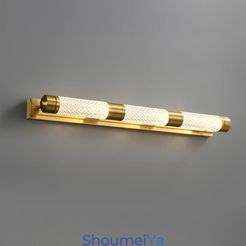 ウォールランプ 真鍮 アクリル シリンダー ミラー フロントライト