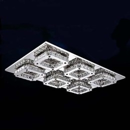 モダンで現代的な電気メッキメタルフラッシュマウント