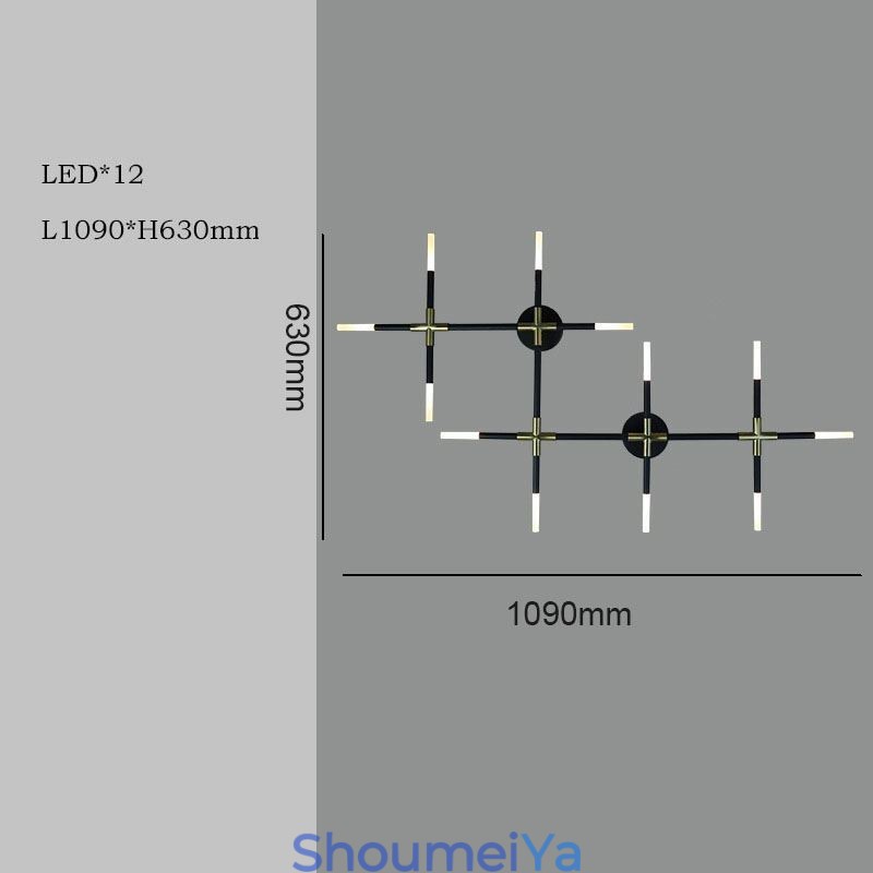 壁ライト スプライシング ウォームホワイト クリエイティブ 壁取り付け用燭台 DIY コンビネーションランプ