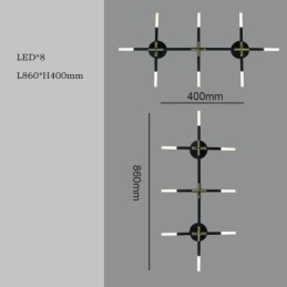 壁ライト スプライシング ウォームホワイト クリエイティブ 壁取り付け用燭台 DIY コンビネーションランプ