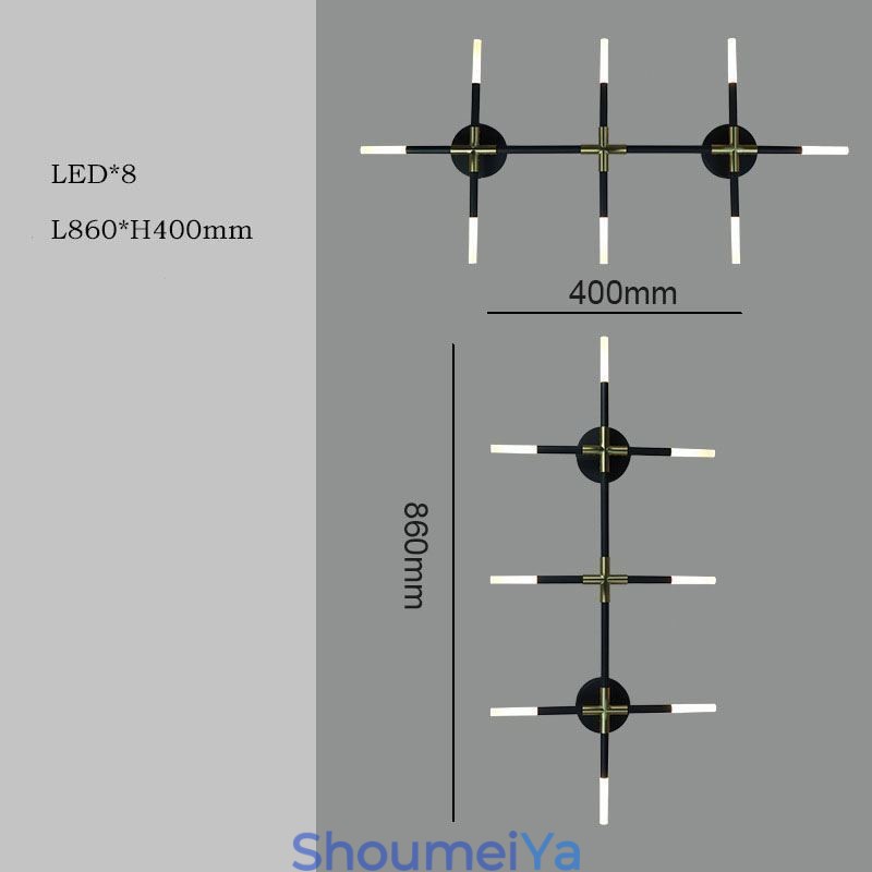 壁ライト スプライシング ウォームホワイト クリエイティブ 壁取り付け用燭台 DIY コンビネーションランプ