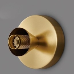 透明なガラスシェードを備えたモダンな壁照明、ブラシ仕上げの壁取り付け用燭台照明