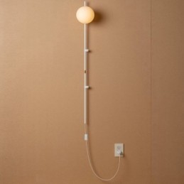 グローブ 壁取り付け用燭台照明 ミッドセンチュリー マジックビーン 壁ランプ プラグ付き