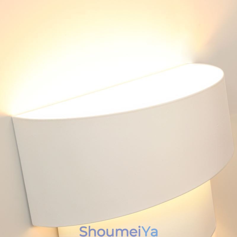 モダンミニマリストウォールランプスパイラルケーキ燭台ライトベッドサイド