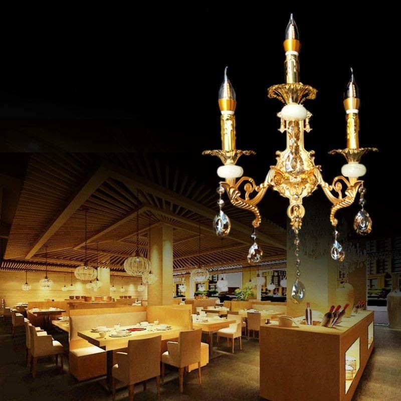 ヨーロピアンウォールランプ 豪華な壁取り付け用燭台 クリスタルドロップランプ ベッドサイド照明