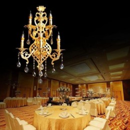 ヨーロピアンウォールランプ 豪華な壁取り付け用燭台 クリスタルドロップランプ ベッドサイド照明