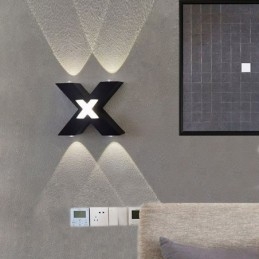 アールデコ ウォールライト アップダウン 屋内照明 アルミ製壁取り付け用燭台
