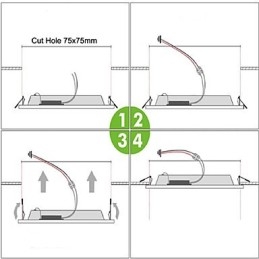 モダンコンテンポラリーペインティングメタルフラッシュマウント