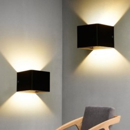 ウォールランプ アルミ バルコニー 表面取り付け キューブ ポーチライト