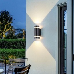 ウォールライト 防水 アップダウン アルミ ダブルヘッド ウォールランプ