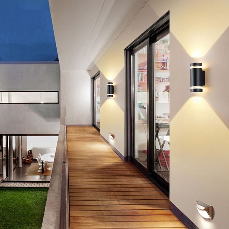 ウォールライト 防水 アップダウン アルミ ダブルヘッド ウォールランプ