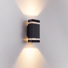 シンプルなアルミ製壁掛けライト 防水壁掛けランプ 中庭ポーチ