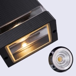 シンプルなアルミ製壁掛けライト 防水壁掛けランプ 中庭ポーチ