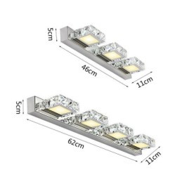 ウォールライト バスルームミラー ウォッシュルームウォールランプ ステンレススチール