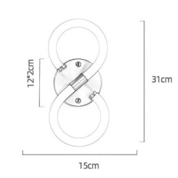 ナンバーライト アラビア数字 8ランプ