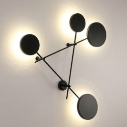 モダンな壁掛けライト 幾何学的な形状の鉄製器具 燭台