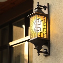 中国製屋外壁取り付け用燭台防水窓グリル壁ランプ