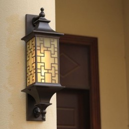 中国製屋外壁取り付け用燭台防水窓グリル壁ランプ