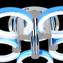 モダンで現代的なミニスタイル電気メッキフラッシュマウント