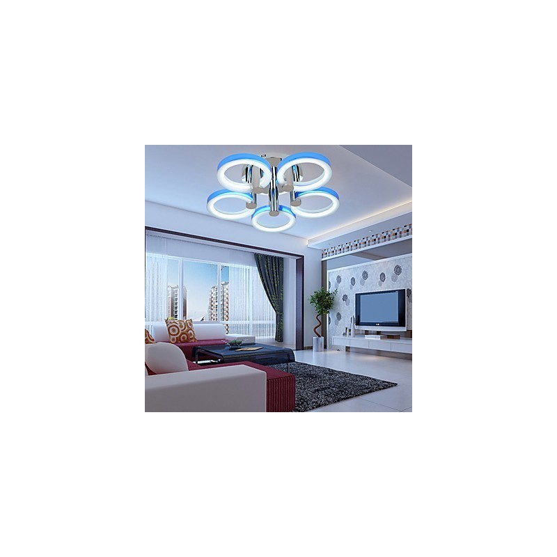 モダンで現代的なミニスタイル電気メッキフラッシュマウント