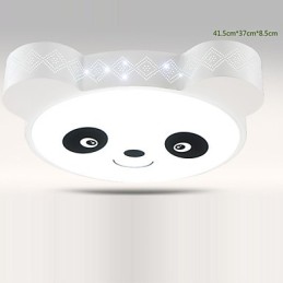 リモコン式フラッシュマウント天井ライト モダンホワイト+ウォームホワイトライト リモコン付き