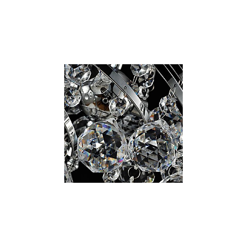 モダン コンテンポラリー トラディショナル クラシック カントリー クリスタル クローム クリスタル シャンデリア ペンダント ライト