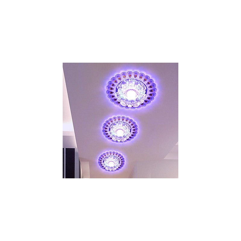 クリスタル天井ランプ スポットライト SMD 3W クリエイティブランプ チューブライト カラフルカラー ドームライト クリスタル天井ランプ スポットライト SMD 3W クリエイティブランプ チューブライト カラフルカラー ドームライト