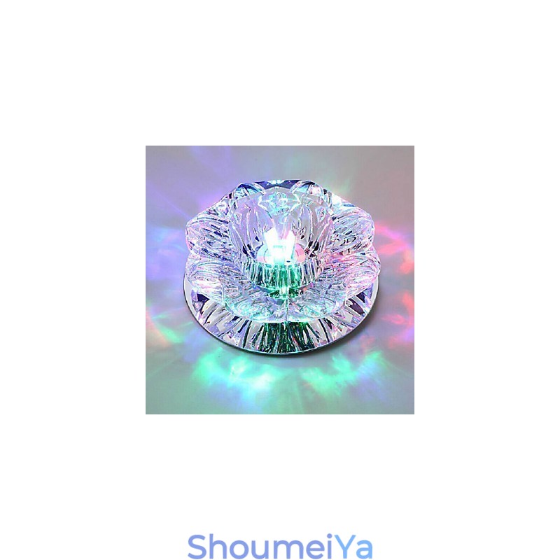 クリスタル天井ランプ スポットライト SMD 3W クリエイティブランプ チューブライト カラフルカラー ドームライト クリスタル天井ランプ スポットライト SMD 3W クリエイティブランプ チューブライト カラフルカラー ドームライト