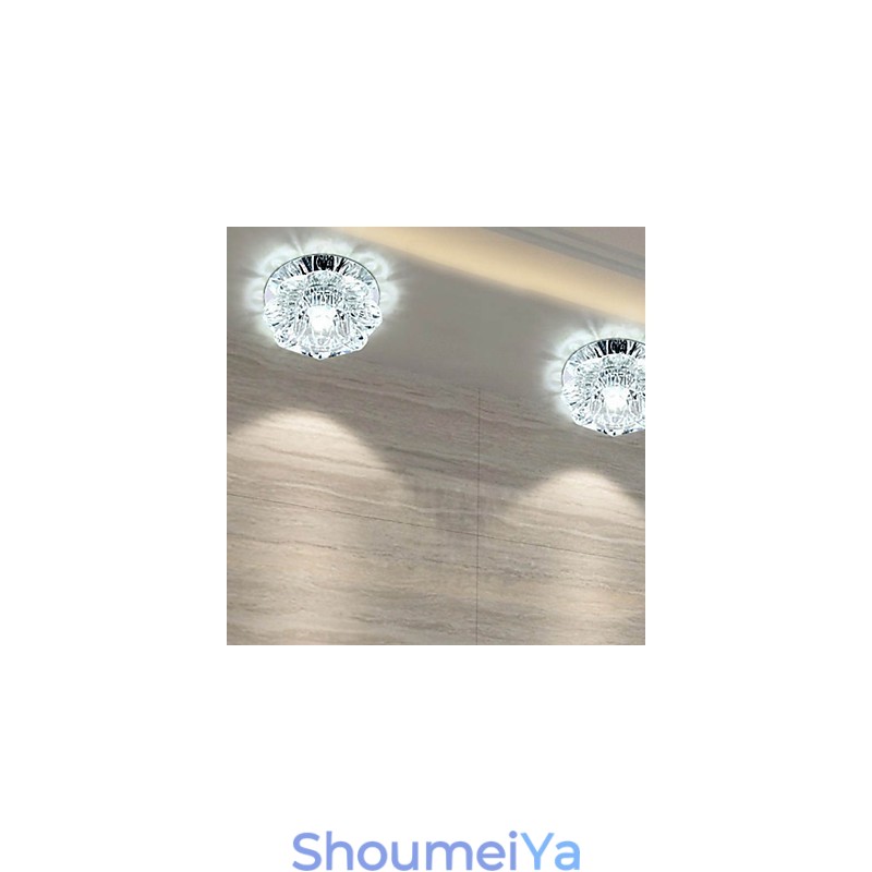 クリスタル天井ランプ スポットライト SMD 3W クリエイティブランプ チューブライト カラフルカラー ドームライト