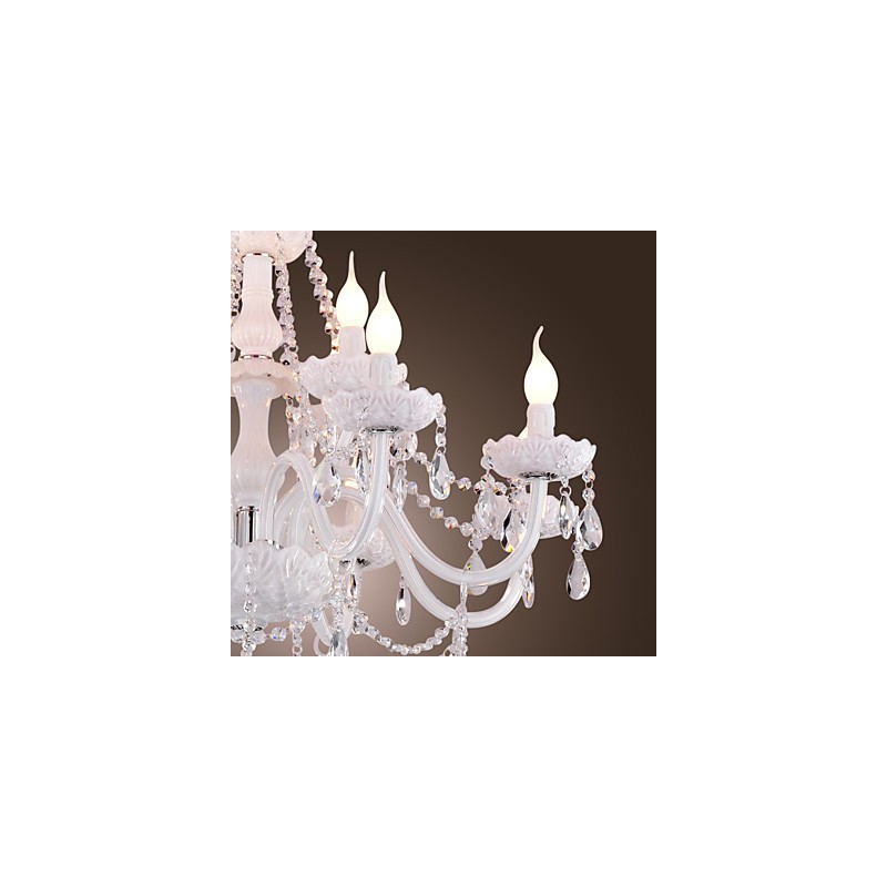 モダンで現代的な電気メッキシャンデリア