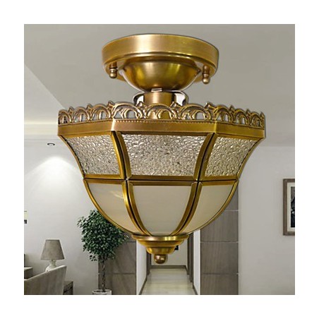 伝統的なクラシックなミニスタイルの真鍮メタルフラッシュマウントスポットライト