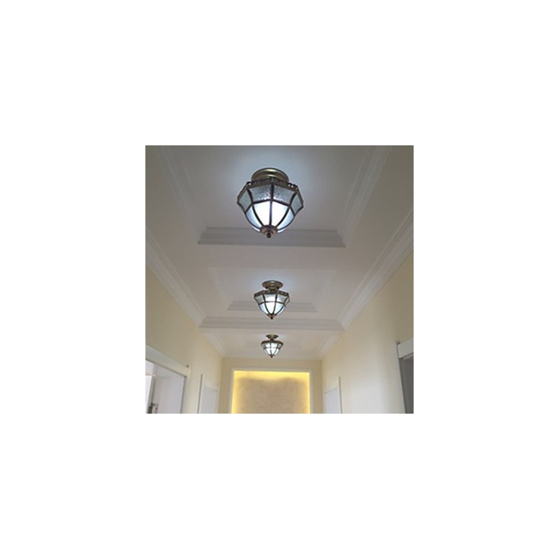 伝統的なクラシックなミニスタイルの真鍮メタルフラッシュマウントスポットライト