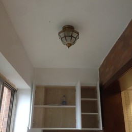 伝統的なクラシックなミニスタイルの真鍮メタルフラッシュマウントスポットライト