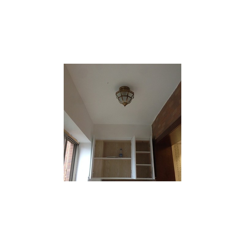 伝統的なクラシックなミニスタイルの真鍮メタルフラッシュマウントスポットライト